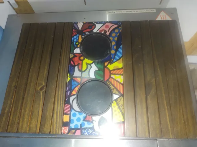 Esteira bandeja porta copos