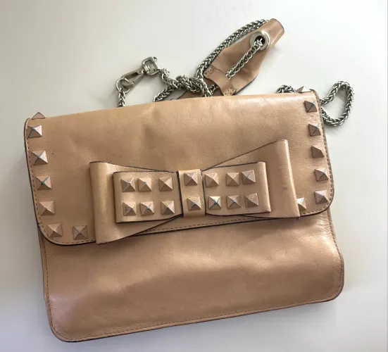 Bolsa Schutz - Beje com laço