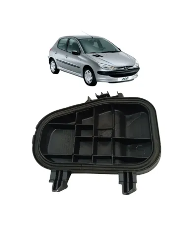 Tampa Farol Esquerdo Peugeot 206 1.4 2004 2005 Detalhe