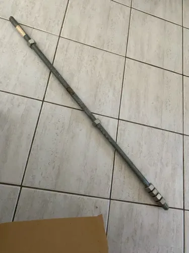 Barra roscada 7/8 x 1m com porcas 