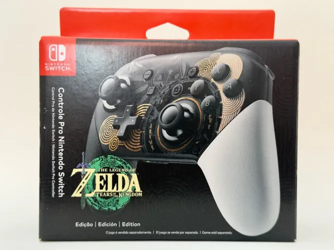 Controle pro Nintendo Switch Tears of the Kingdom (Lacrado)