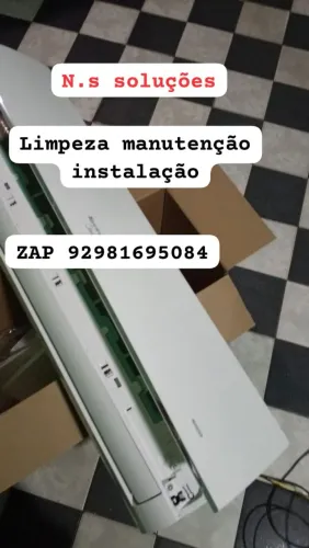 Limpeza de ar condicionado e manutenção e instalação