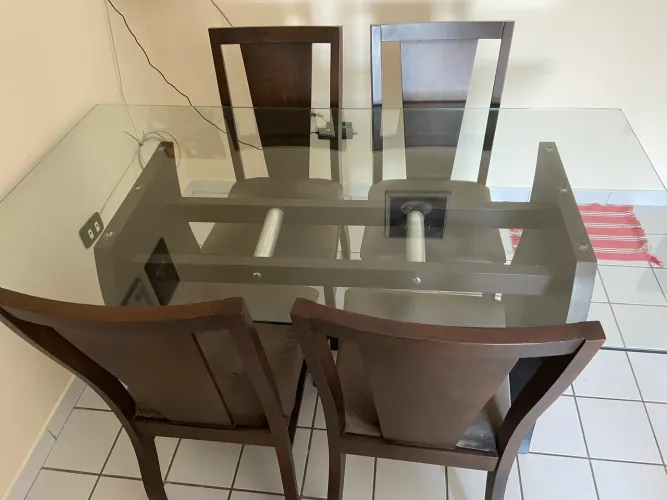 Mesa 4 lugares de jantar