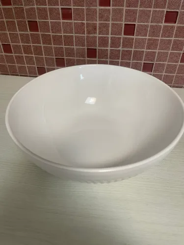 TIGELA DE PORCELANA BRANCA 