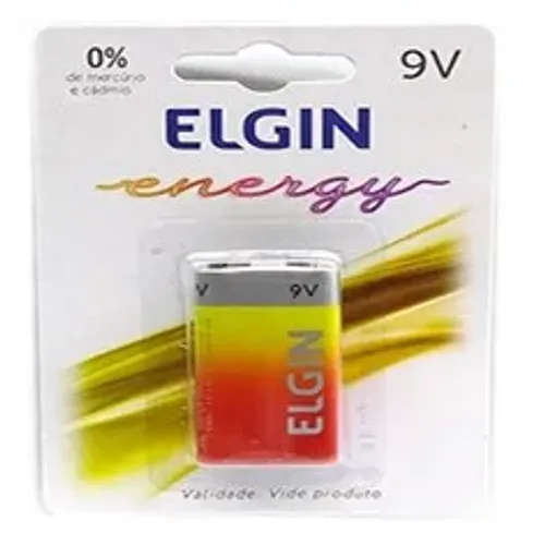 Bateria 9v Comum Elgin     2083   d339 