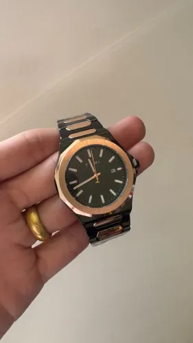 Relogio Tomi Preto com Rose - NOVO | LACRADO