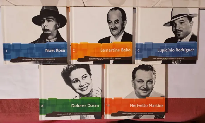 Combo C/ 05 Livretos + CDs Coleção Folha Raízes Da MPB (2010) - Originais