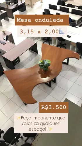 Mesa Diretor Ondulada