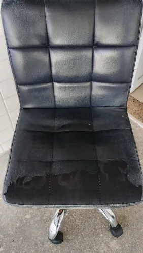 Cadeira de escritório, Eiffel Gomos base giratória na cor prata