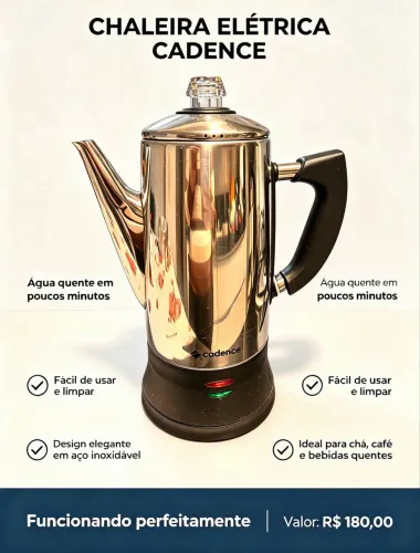 Cafeteira elétrica CADENCE