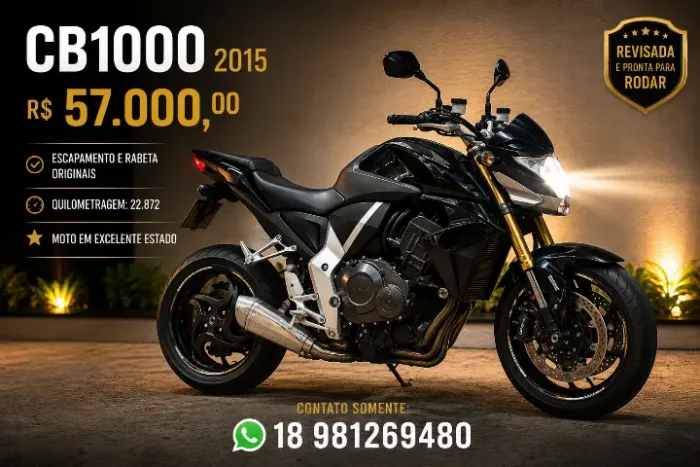 Segundo dono, motocicleta em ótimo estado