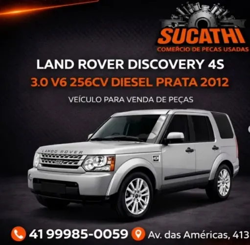 Sucata Venda De Peças Land Rover Discovery 4 3.0 V6 Diesel 2012