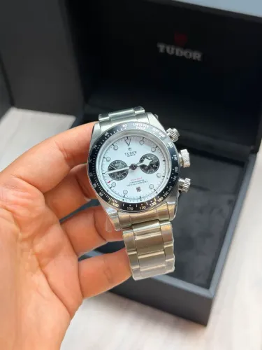 Relógio Estilo Black Bay Chrono S&G Automático - Aço 904L com Vidro Safira