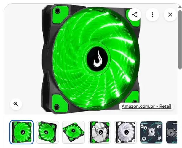 Cooler Fan Rise Mode Wind W1 120mm LED