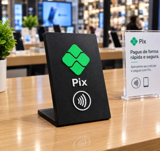 Plaquinha NFC Pix ? Pagamento com um toque!