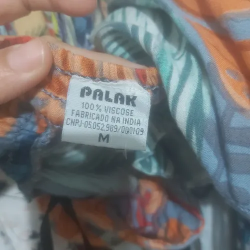 CALÇA PANTALONA PALAK ESTAMPADA - TAMANHO M