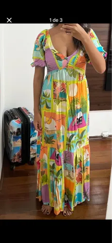 Vestido estampado 