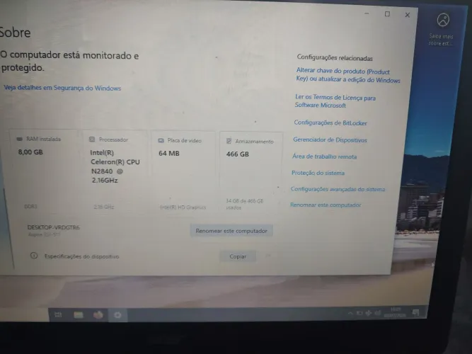 Notebook Acer Es1-511 8gb Ram Hd 500 Gb (Acompanha Mouse)