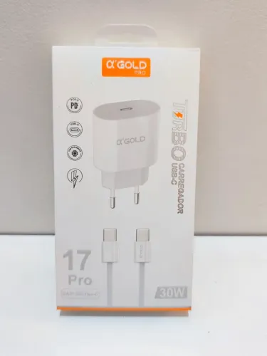 Kit Carregador Tipo C para C TURBO 30W A'GOLD
