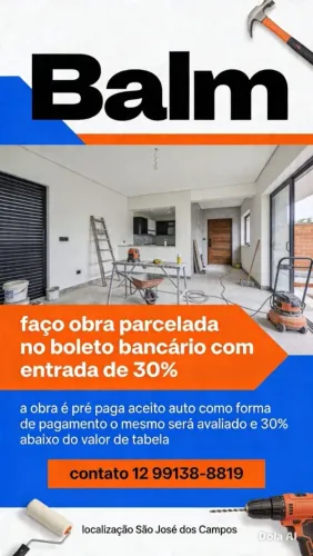 Ofereço serviço de construção civil 