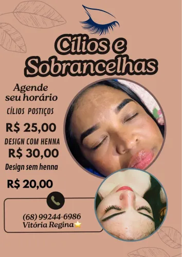 Cílios e sombrancelha
