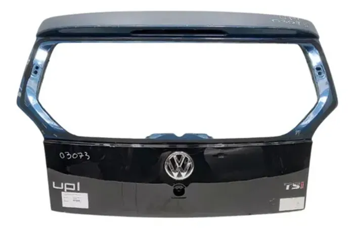 Tampa Traseira Vw Up Hatch 2015 2020 Azul Com Furo