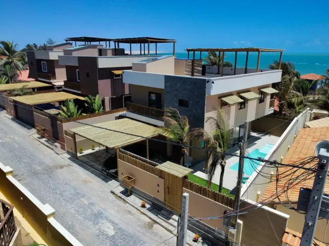 Casa Duplex Moderna de 145 metros quadrados com vista mar em Canoa Quebrada - Aracati - CE