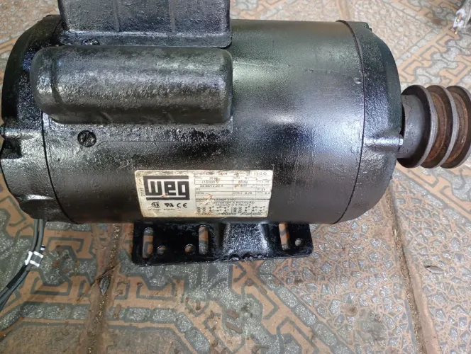 MOTOR ELÉTRICO 2 HP MONOFÁSICO ALTA ROTAÇÃO 110/220V.