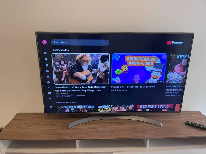 Smart TV LG 4K de 55 polegadas