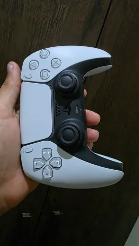Seminovo funcionando perfeitamente PlayStation DualSense Controle sem fio - Branco