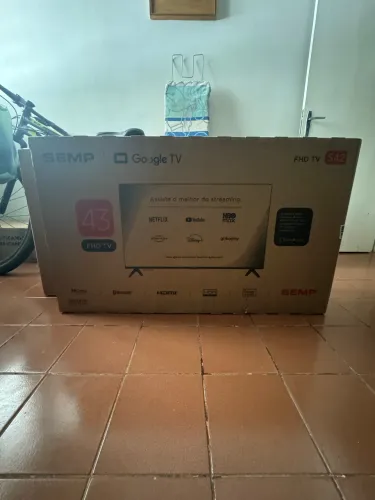 Tv semp Toshiba 43 Pol nova e com 1 ano de garantia 