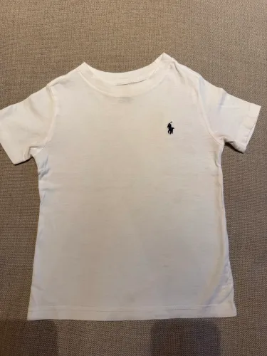 Camiseta Ralph Lauren Branca 2 anos