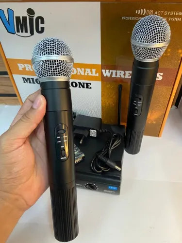 Microfone Sem Fio com Receptor PWM Vmic