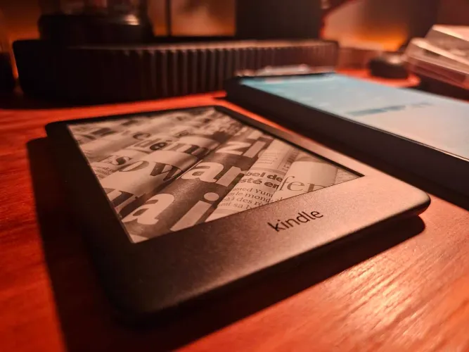 Kindle preto 10 geração - com luz