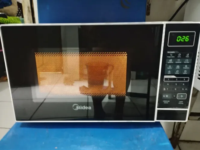 Microondas de 21 l pega tudo esquenta bem