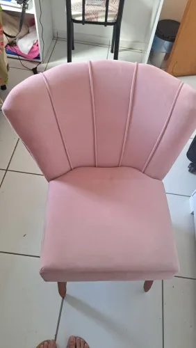 Cadeira para penteadeira / escrivaninha estofada