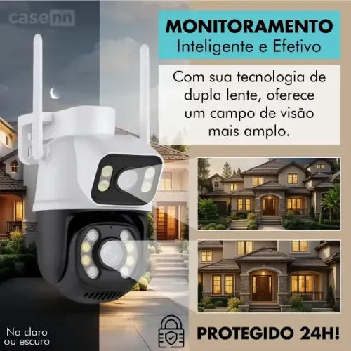 Câmera Segurança Ip Externa Wifi + instalação