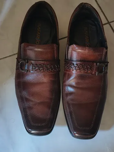 Sapato masculino rafarillo couro : obs aceito oferta 