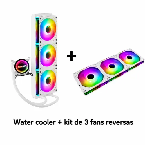 Water cooler 360mm Teucer jm1 + 3 fans reversas