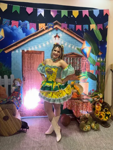 Vestido de quadrilha 