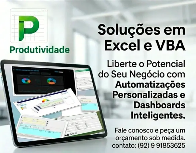 Automação em Excel e VBA 