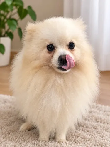 Spitz alemão macho disponível 1 ano