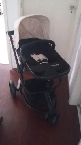 Carrinho 3 em 1, bebê conforto, base veicular, moisés e bolsa