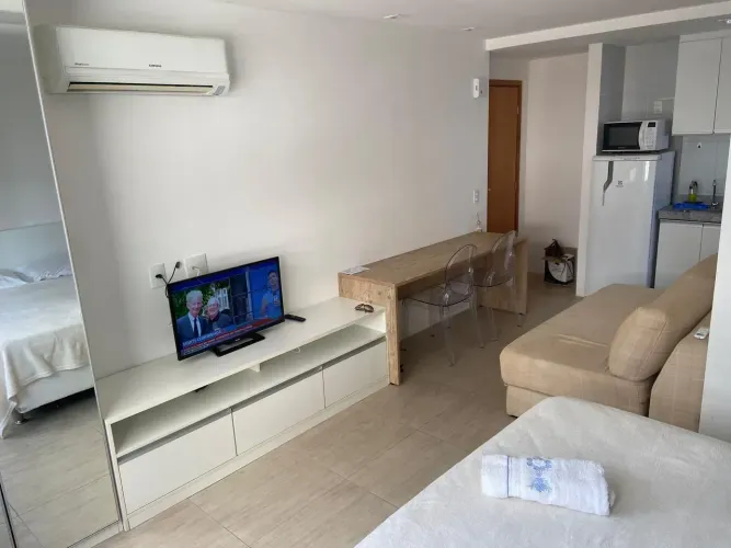 Studio mobiliado para aluguel em Boa Viagem | Edf. Golden Dive | 30m²