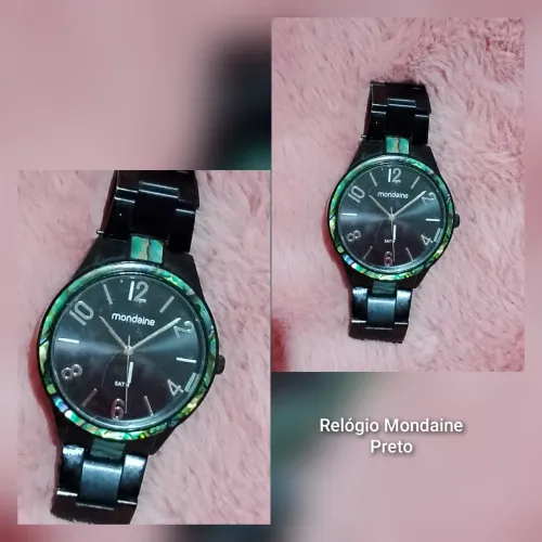 Relógio Mondaine Preto