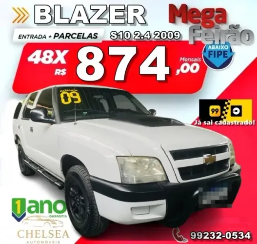 Chevrolet Blazer S10 Advant. 2.4/2.4 MPFI F.power 2009