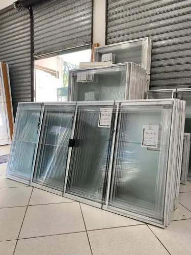 JANELÃO DE ALUMÍNIO BRANCO 4F 1.00X2.00 - MEGA PROMOÇÃO