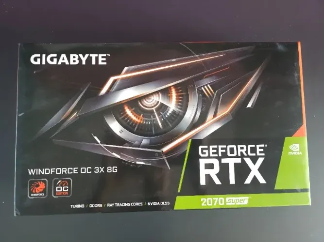 Placa De Vídeo Gigabyte Rtx 2070 8gb Super Windforce 3x 8gb (Usado)