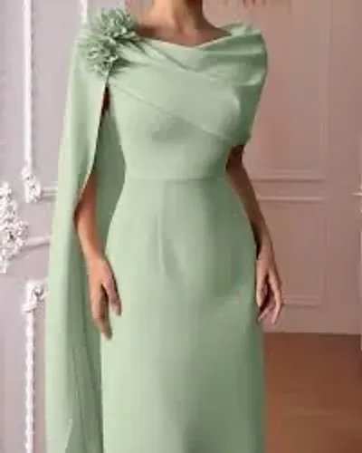 Vestido Feminino Elegante Verde