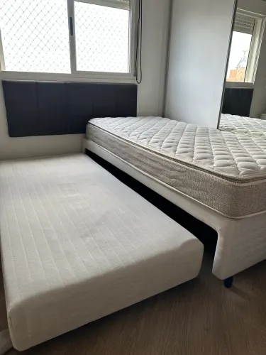 Cama Box com Colchão Solteirão King Koil
